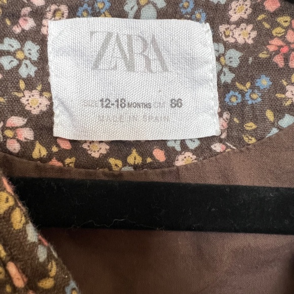Zara Kids Floral Wrap Jacket - Picture 4 of 5